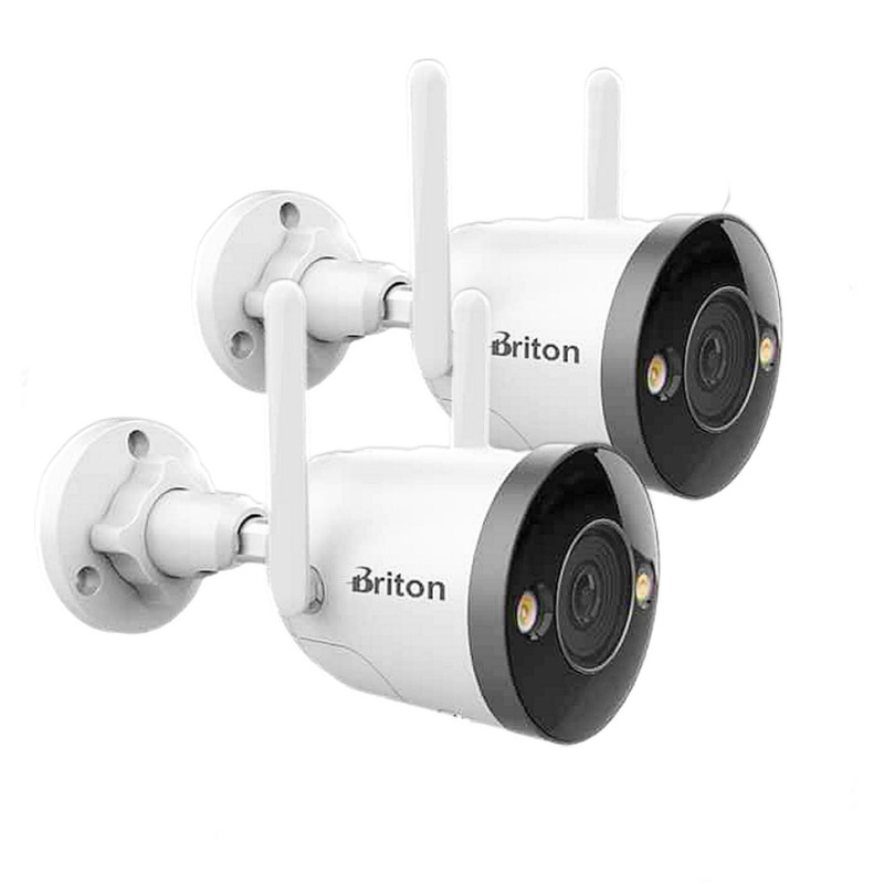 دوربین مداربسته تحت شبکه برایتون مدل IOT-72B72-TMSC بسته 2 عددی