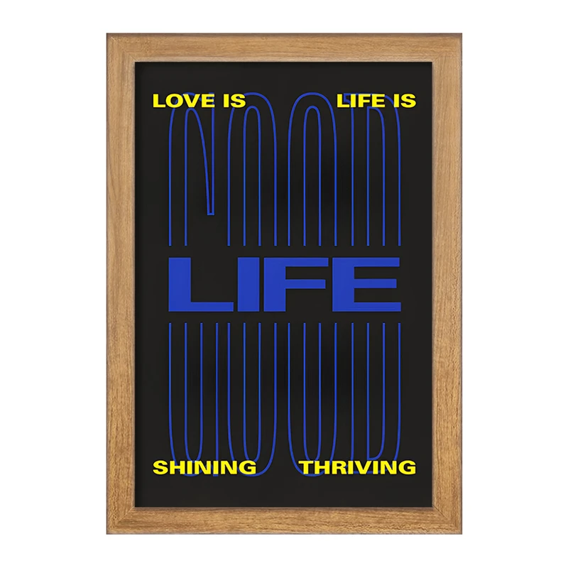 تابلو خندالو مدل Life کد F6390