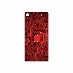 MAHOOT Red Printed Circuit Board Cover Sticker for Sony Xperia Z2