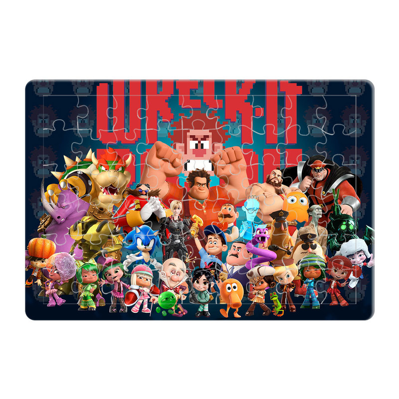 پازل 54 تکه هومرو مدل PL869 طرح انیمیشن رالف خرابکار