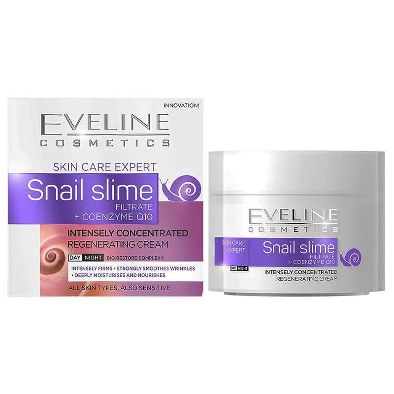 کرم جوان کننده اولاین مدل Snail Slime Filtrate حجم 50 میلی لیتر