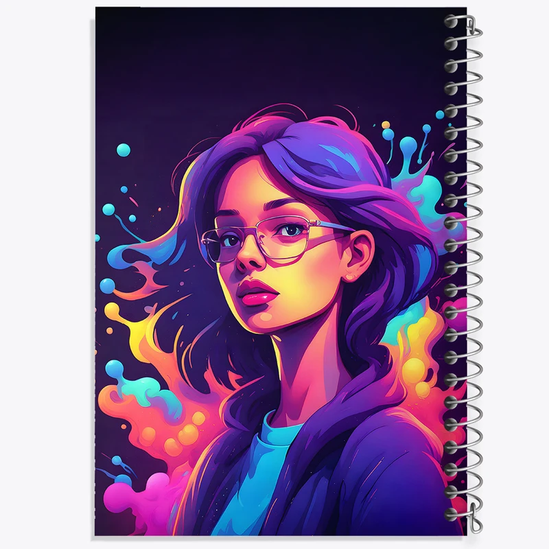 دفتر مشق 50 برگ خندالو طرح دخترانه کد N1620