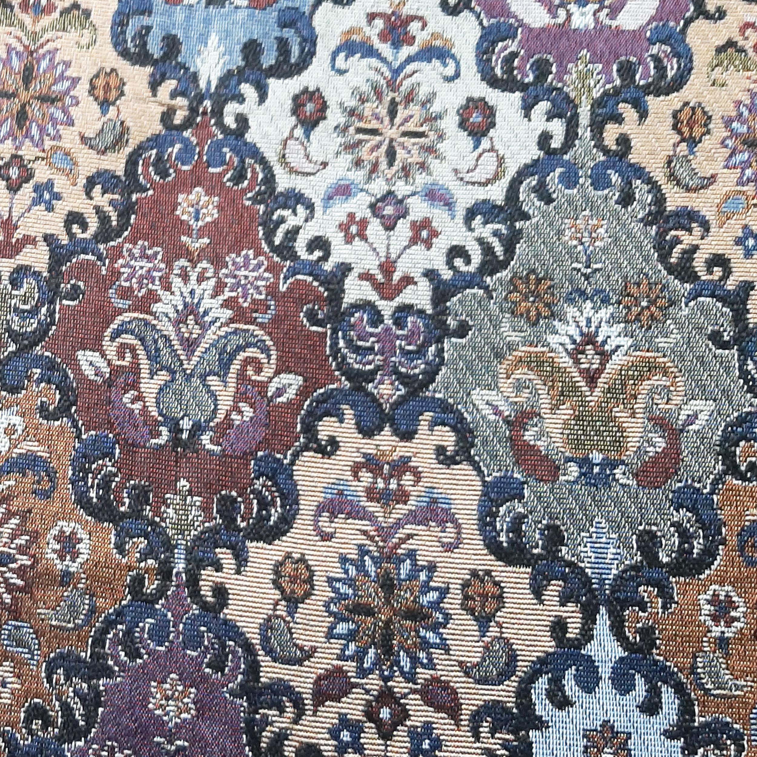 پارچه روفرشی مدل جاجیم کد Yazd10