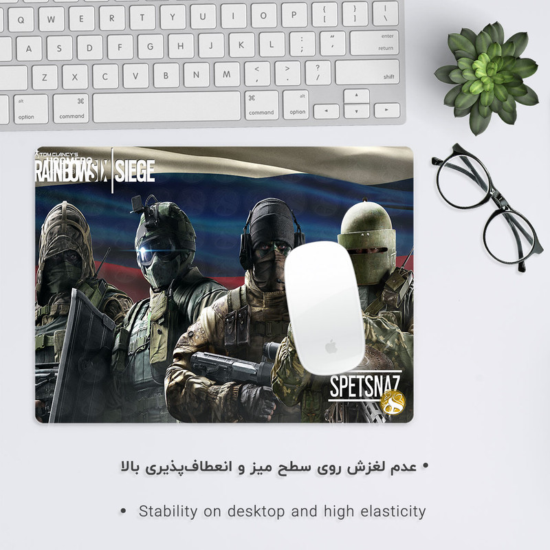 ماوس پد هومرو طرح بازی Rainbow Six Siege مدل A2310 2