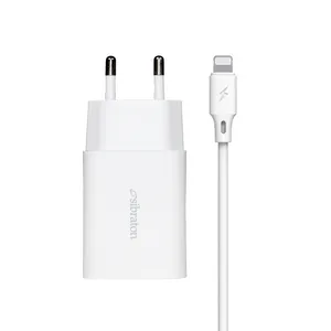 شارژر دیواری 10 وات سیبراتون مدل S-W1245i به همراه کابل تبدیل لایتنینگ