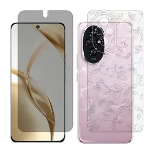 Glass Together model Privacy screen protector suitable for Honor 200 mobile phone with back cover sticker