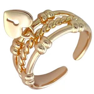 انگشتر زنانه ژوپینگ مدل قلب کد R4104