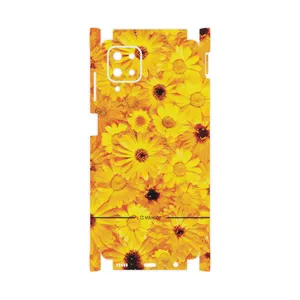 MAHOOT Yellow-Flower-FullSkin Cover Sticker for Samsung Galaxy A12
