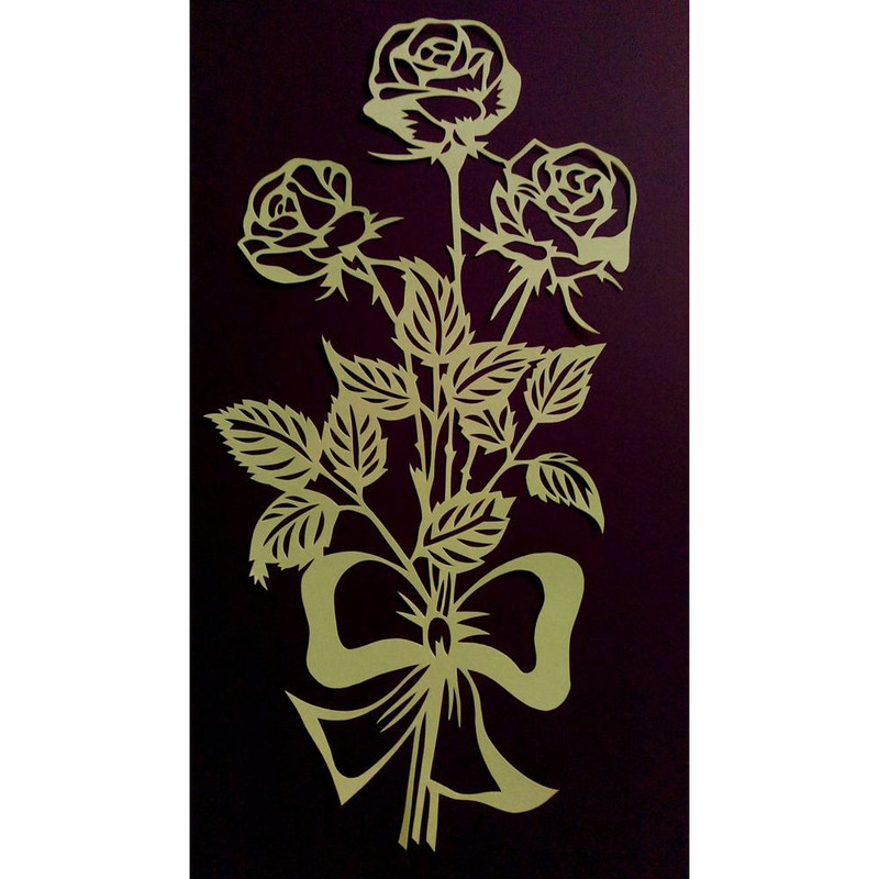 استیکر مدل گل رز