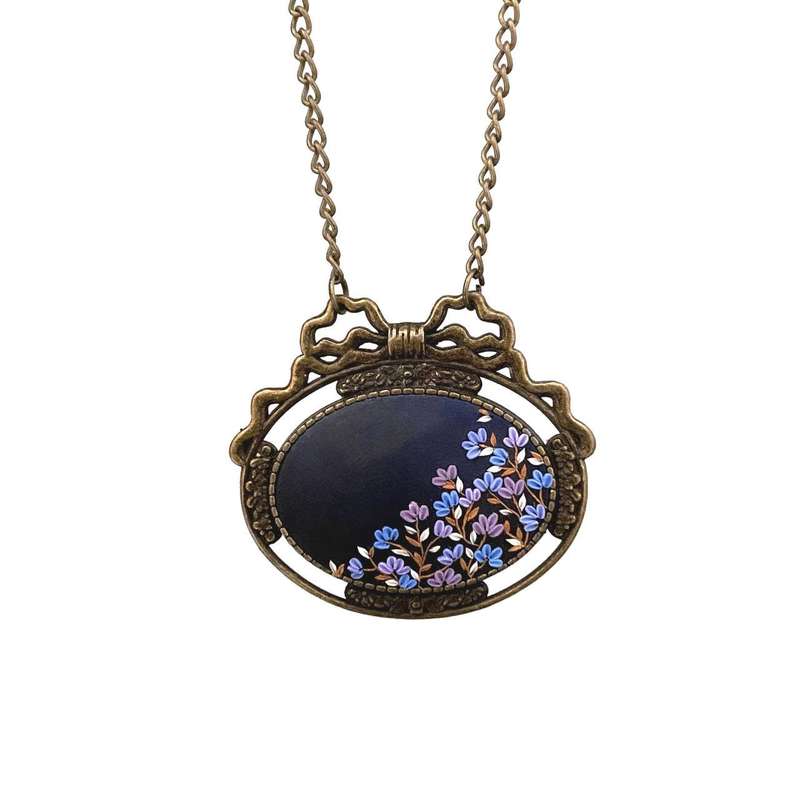 گردنبند زنانه مدل گل 2