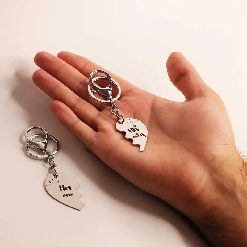 جاکلیدی گلسو مدل ست قلب کد 3 مجموعه 2 عددی