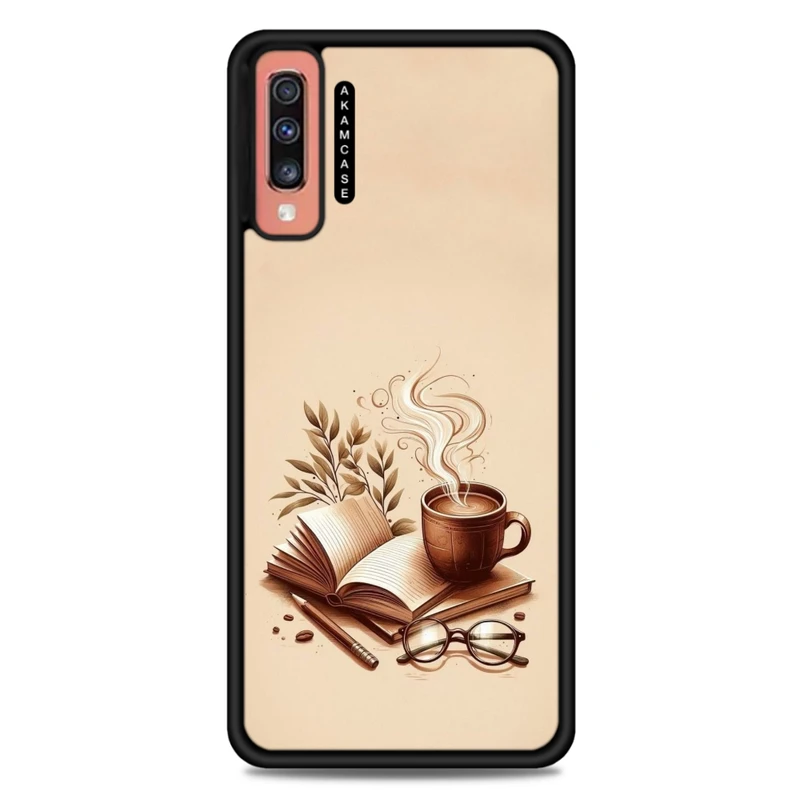کاور آکام مدل AMC-WSGA70-COFFEE-4 مناسب برای گوشی موبایل سامسونگ Galaxy A70