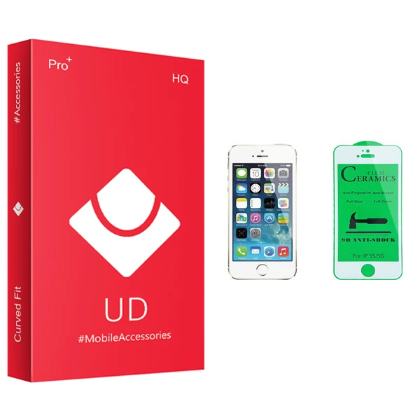محافظ صفحه نمایش سرامیکی یو دی مدل HQ مناسب برای گوشی موبایل اپل iPhone 5s