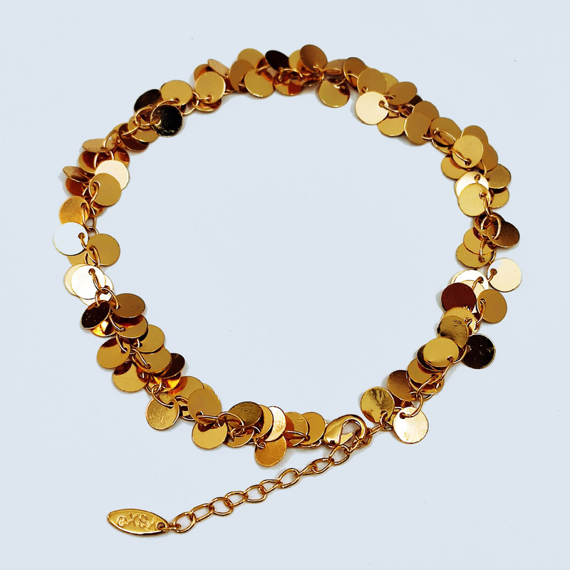 پابند زنانه مدل سکه ای کد 103 پابند زنانه مدل سکه ای کد 103