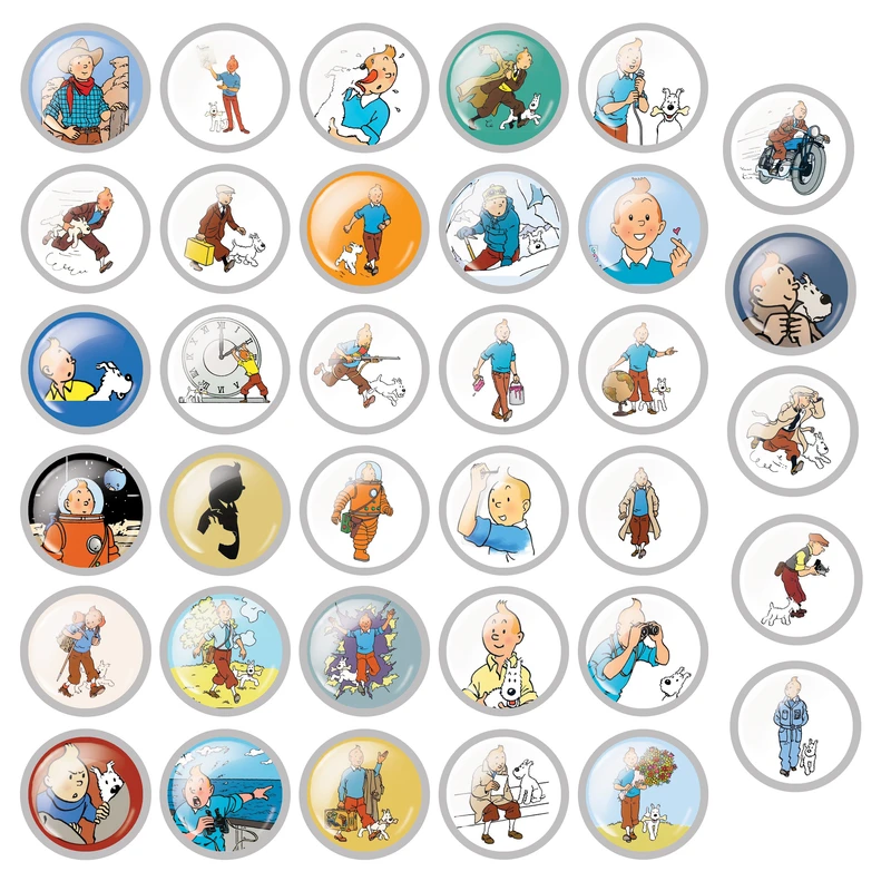 پیکسل مدل تن تن کد tintin 01 مجموعه 35 عددی