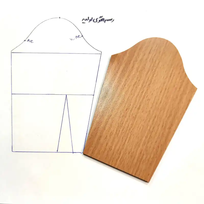 خط کش خیاطی مدل AR6JNDKHL مجموعه 5 عددی