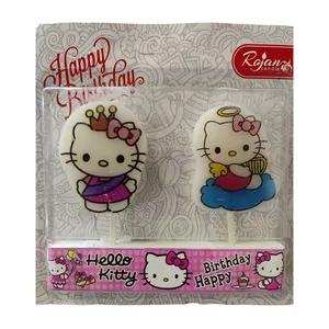 شمع تولد مدل کیتی روژان بسته 7 عددی