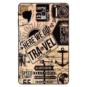 کاور مگافون طرح مسافرت مدل 8098 مناسب برای تبلت سامسونگ Galaxy Tab S4 10.5 2018 / T830 / T835