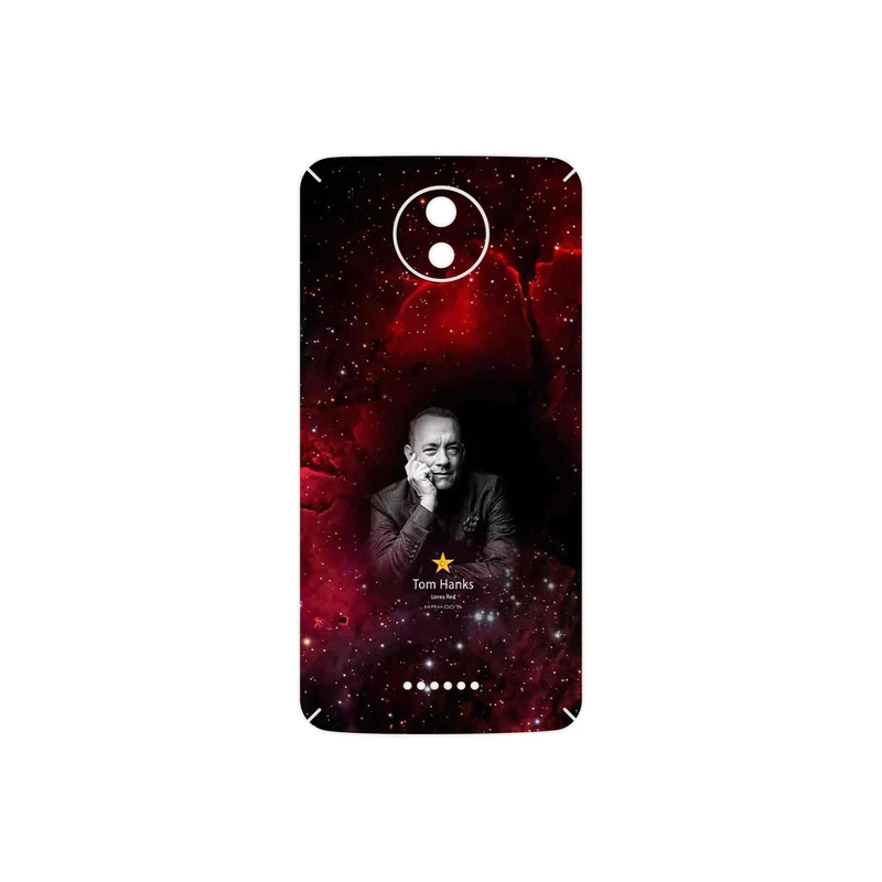 برچسب پوششی ماهوت مدل Tom Hanks مناسب برای گوشی موبایل موتورولا Moto C Plus