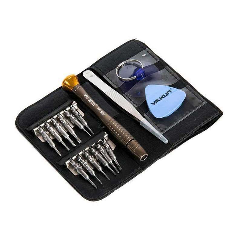 مجموعه 16 عددی پیچ گوشتی یاکسون مدل YX-6016 به همراه پنس