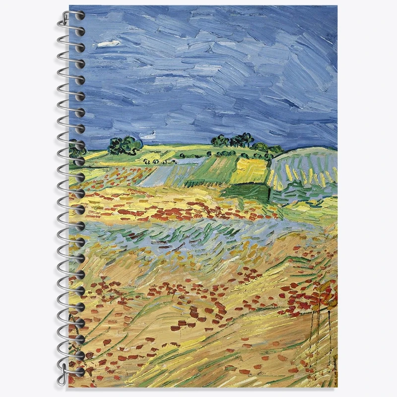 دفتر لغت 50 برگ خندالو طرح ونسان ونگوگ (Van Gogh) کد 36798