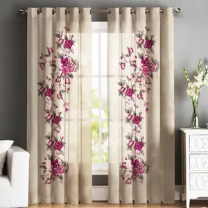 پرده شمسه نگار کد Tu815126 سایز 140x250 سانتی متر