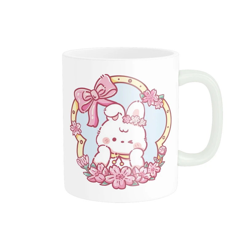 ماگ پاد آفرین مدل خرگوش کیوت فانتزی پینترستی دخترانه کد 682