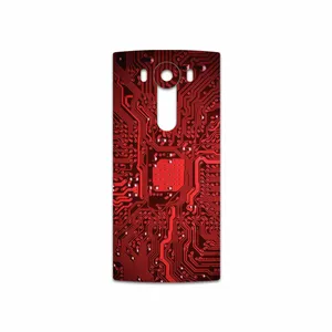 MAHOOT Red Printed Circuit Board Cover Sticker for LG V10