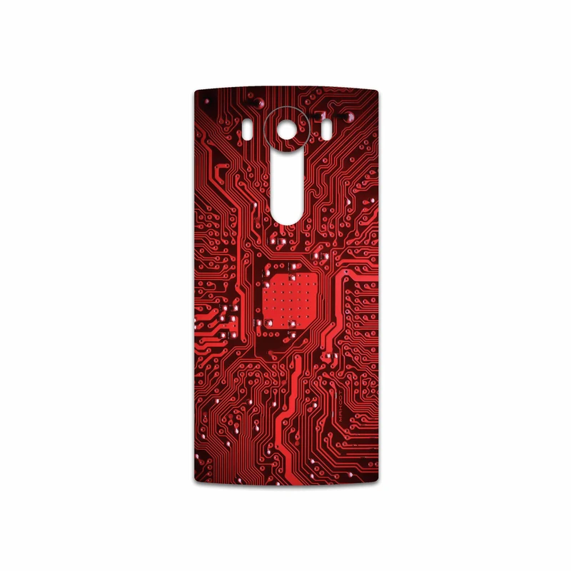 برچسب پوششی ماهوت مدل Red Printed Circuit Board مناسب برای گوشی موبایل ال جی V10