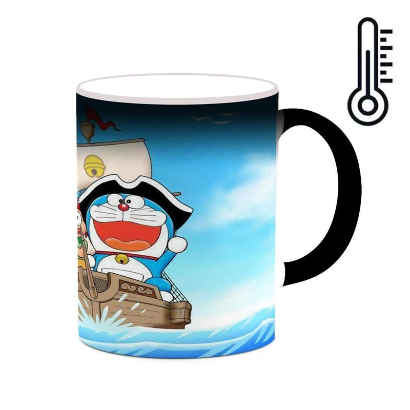 ماگ حرارتی کاکتی مدل کارتون Doraemon کد mgh22504