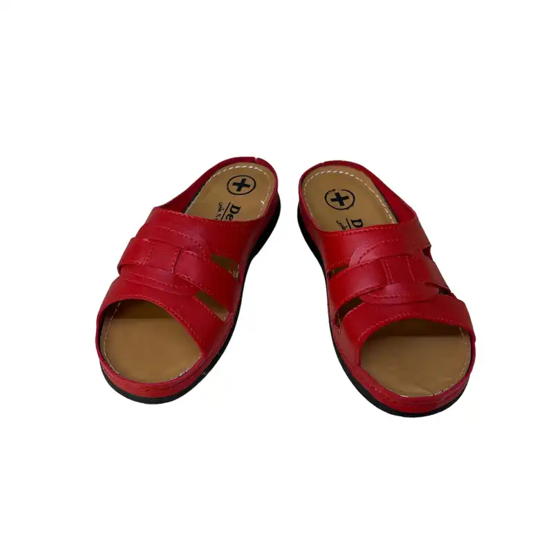 دمپایی زنانه مدل DZR 124 ZRB بیاله رنگ قرمز