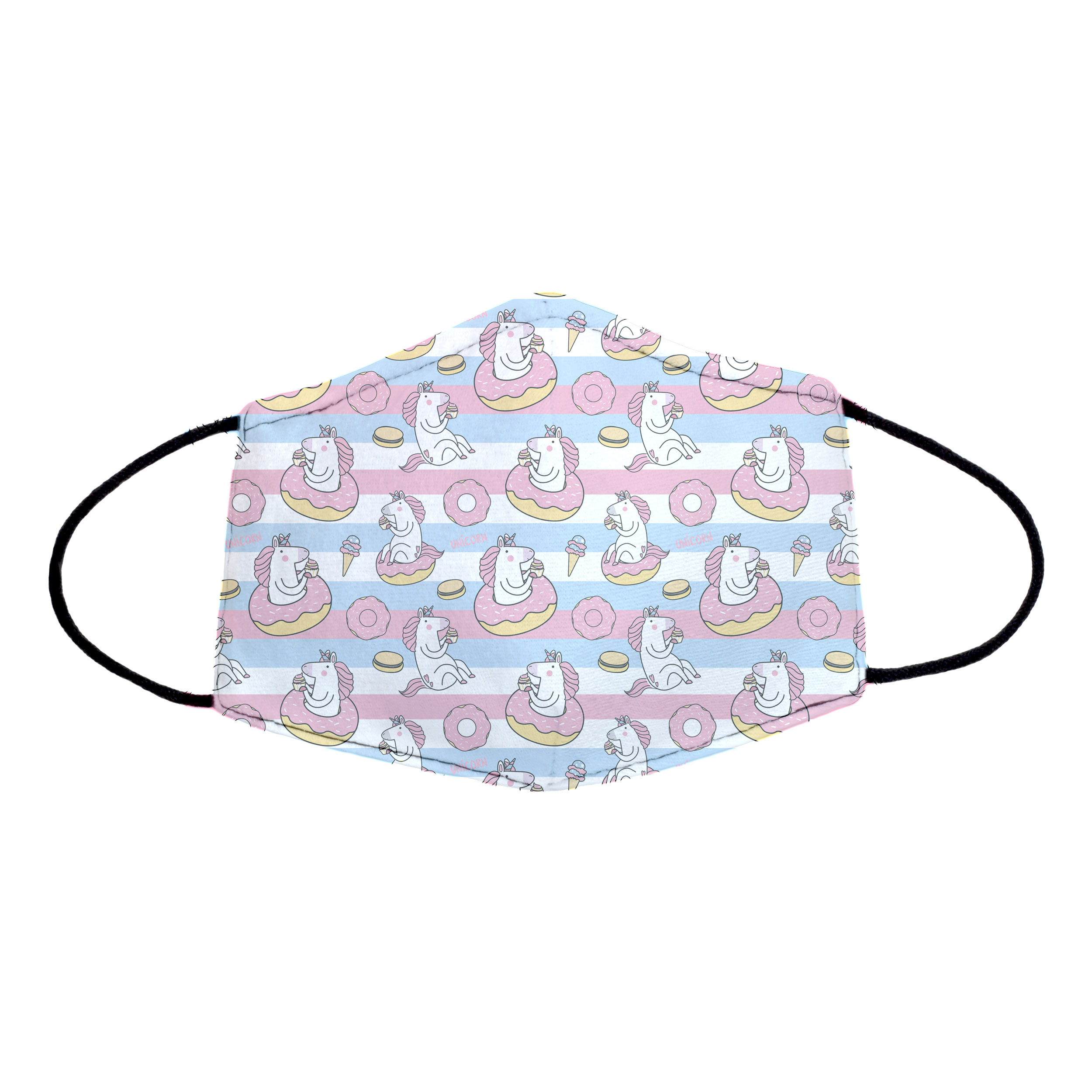 ماسک پارچه ای مدل یونیکورن کد u2