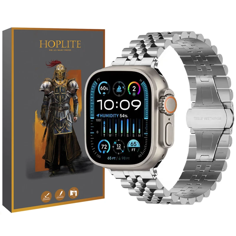 بند هاپلایت مدل 5Bead HL مناسب برای ساعت هوشمند ویرفیت HK8 Pro max / HK9 Ultra 2 / T900 ultra