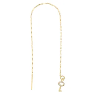گوشواره طلا 18 عیار رزا مدل EGB31