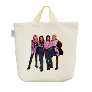 ساک خرید خندالو مدل بلک پینک کد 1222