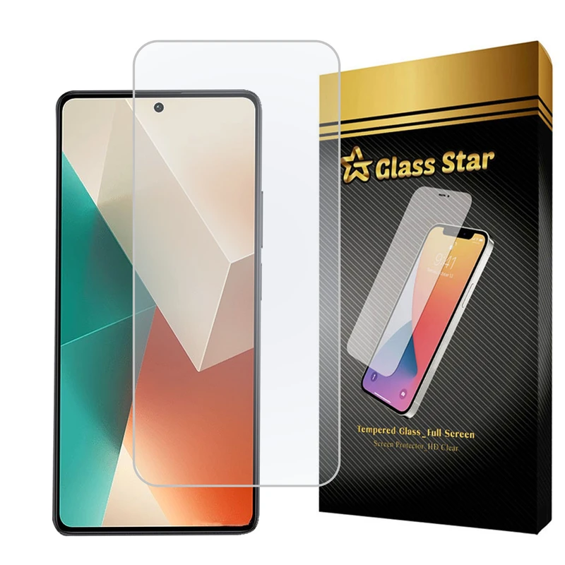 محافظ صفحه نمایش ساده گلس استار مدل SIMPLS مناسب برای گوشی موبایل شیائومی Redmi Note 13