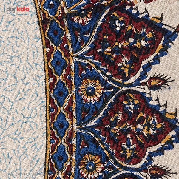 سفره قلمکار ممتاز اثر عطریان مدل دایره ای طرح 5 قطر 100 سانتی متر