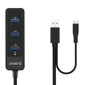هاب USB 3.0 چهار پورت با کابل OTG اوریکو مدل W5PH4-S2