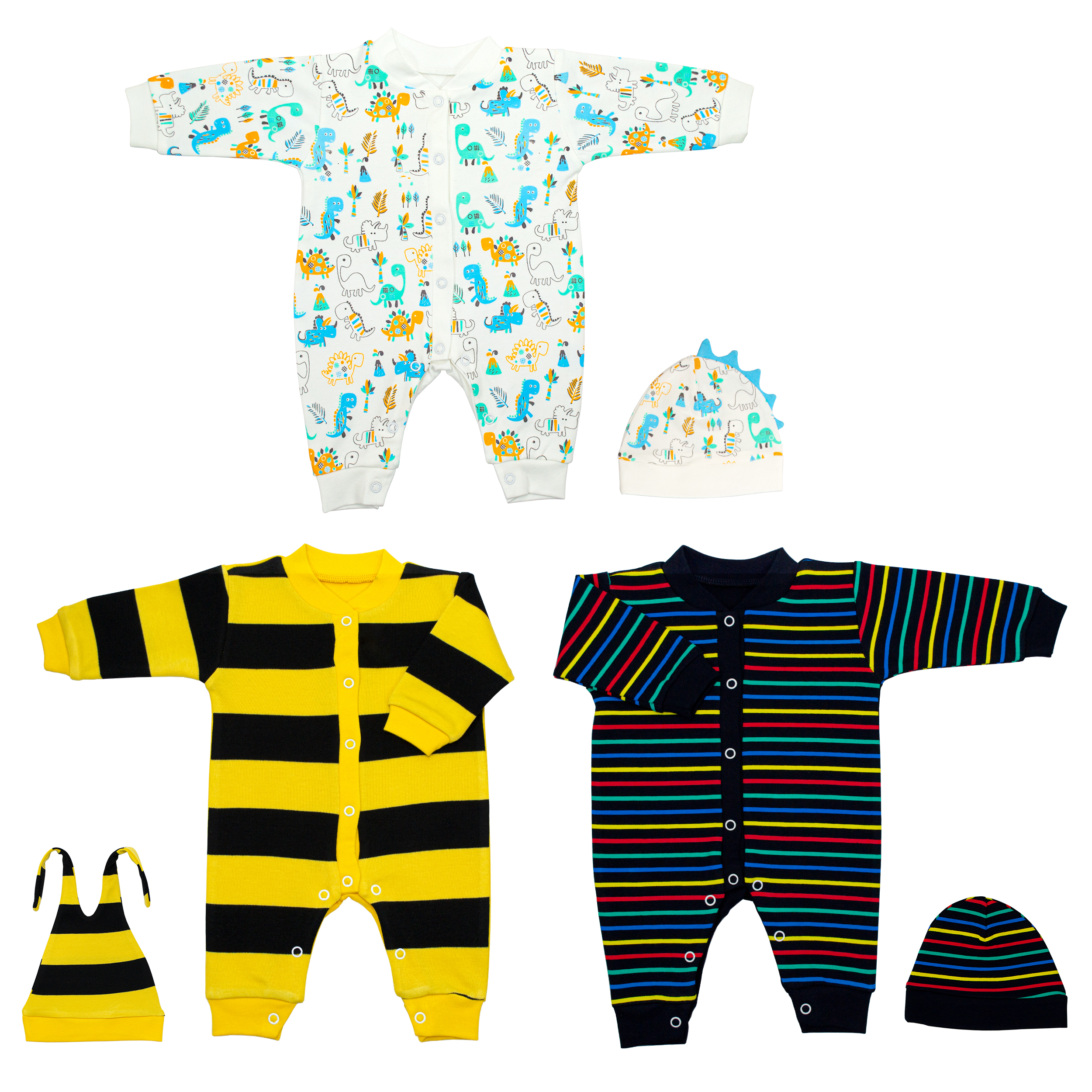 ست 6 تکه لباس نوزادی مدل CC10102