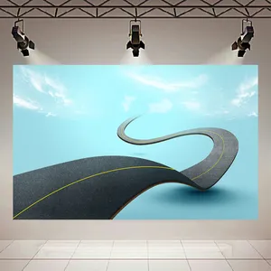  پوستر طرح بک لایت جاده بینهایت مدل آسمان آّبی کد PD130815