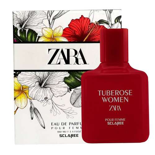 ادو پرفیوم زنانه اسکلاره مدل tuberose zara حجم 100 میلی‌لیتر