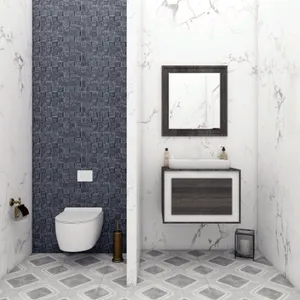 ست کابینت و روشویی سایا کابینت مدل s10 به همراه آینه