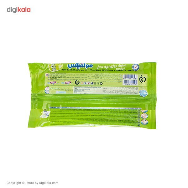 دستمال مرطوب مولفیکس مدل Lotion بسته 20 عددی دستمال مرطوب مولفیکس مدل Lotion بسته 20 عددی