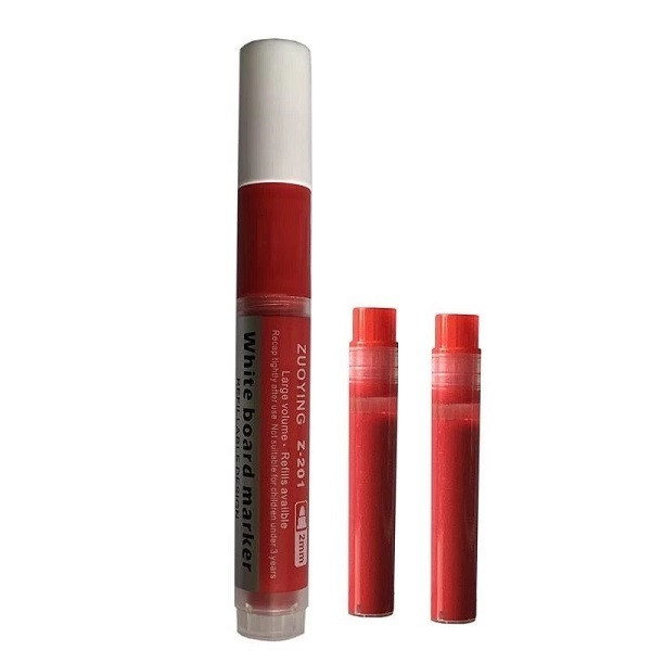 ماژیک وایت برد مدل شارژی به همراه جوهر یدک بسته 6 عددی