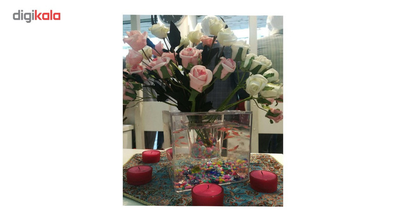 آکواریوم سون گرین مدل گلدان آبی - حجم 3 لیتر