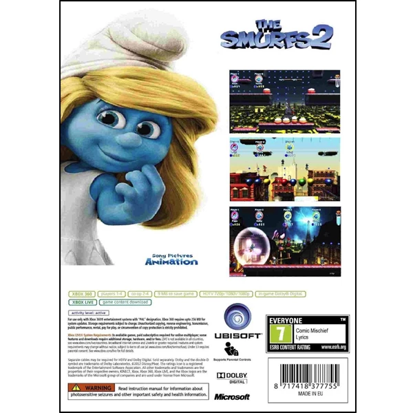 بازی The Smurfs 2 مخصوص Xbox 360