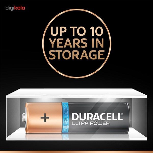 باتری قلمی دوراسل مدل Ultra Power Duralock With Power Check بسته 2 + 4 عددی main 1 5
