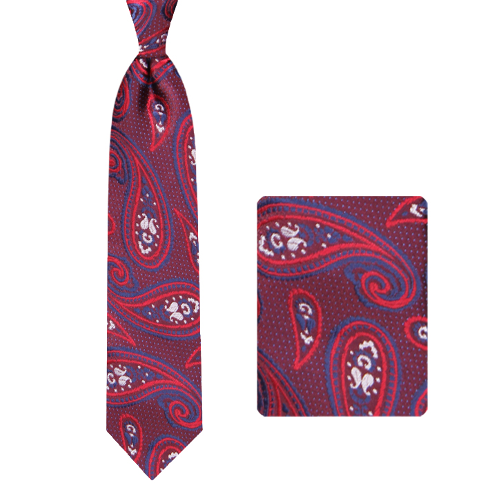 ست کراوات و دستمال جیب مردانه پیر بوتی کد 9000134