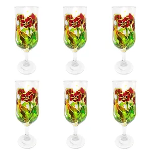  جام شیشه ای مدل مارگاریتا مجموعه 6 عددی