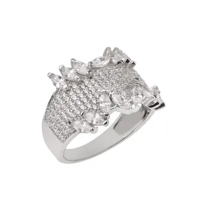 انگشتر نقره زنانه مدل 21536